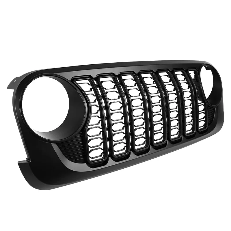 Front Mesh Grille with 2024 Wrangler JL Style for Jeep Wrangler JK product image