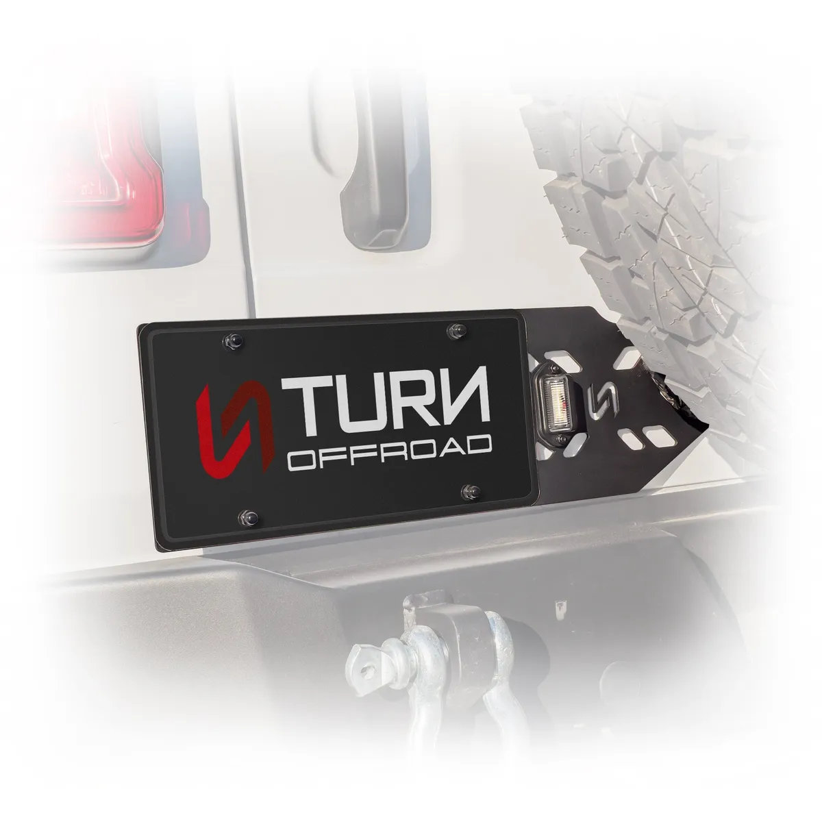 Turn Offroad License Plate Relocation Kit for Jeep Wrangler JL (2018-2026) product image