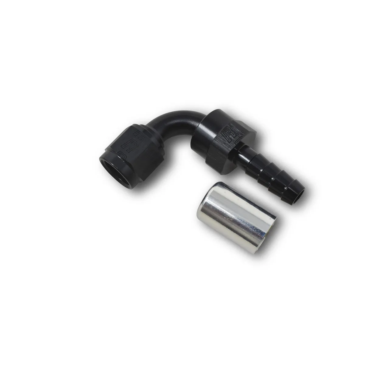#12 90 Deg Hose Fitting P/C Crimp-On product image