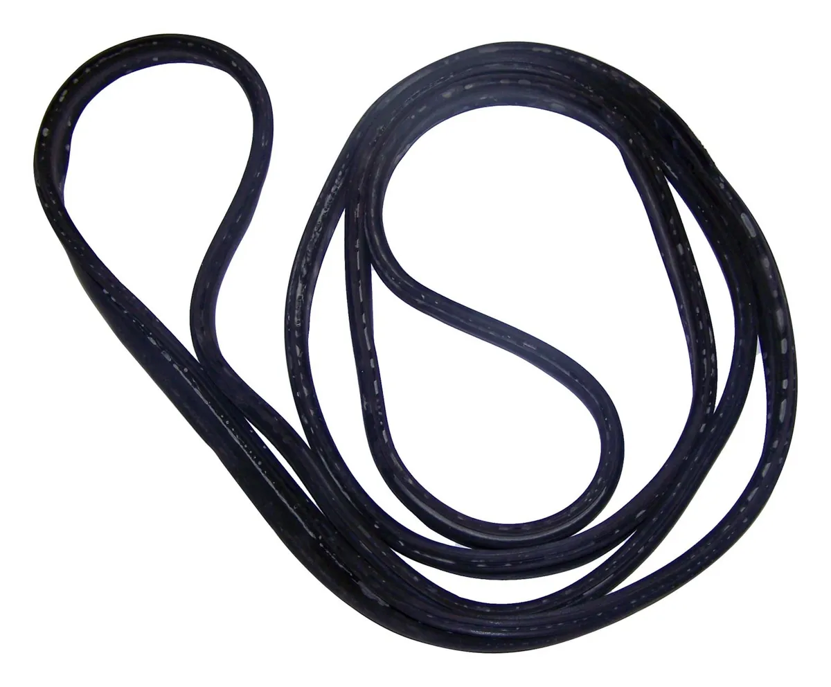 Crown Automotive Jeep Replacement J0958731 Windshield Weatherstrip 1962-1973 CJ-3B, CJ-5, CJ-6 w/ Fold-Out Windshield product image