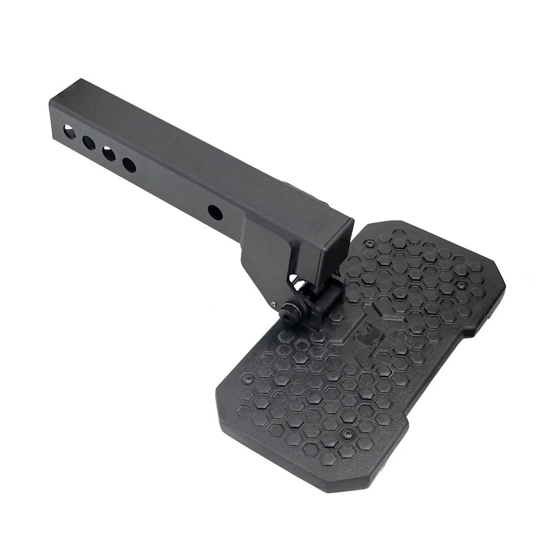 2in Hitch Receivers Universal Fold Down Bumper Step Black product image