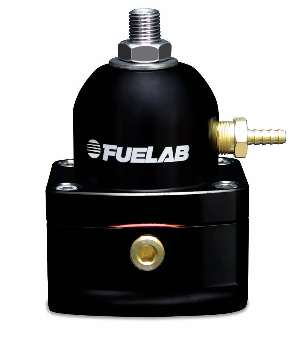 Universal EFI (Electronic Fuel Injection)Adjustable Fuel Pressure Regulator 25-90 psi (2) -10AN Inlets (1) -6AN Return Black FUELAB product image