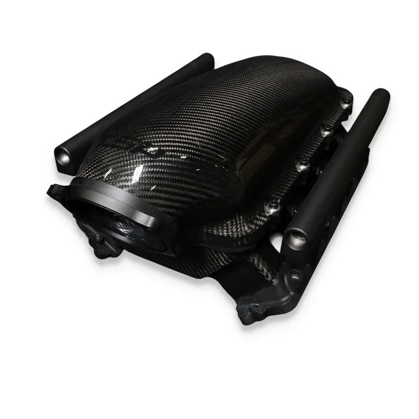 Top Street Performance CF Low Rise Intake Gen 4 LS Fuel Rails Incl