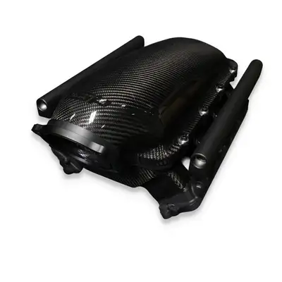Top Street Performance CF Low Rise Intake Gen 4 LS Fuel Rails Incl