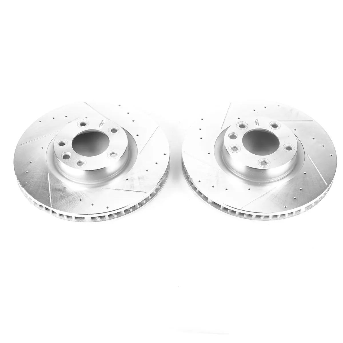 Evolution Drilled/Slotted Zinc Plated Rotors (Pair) product image
