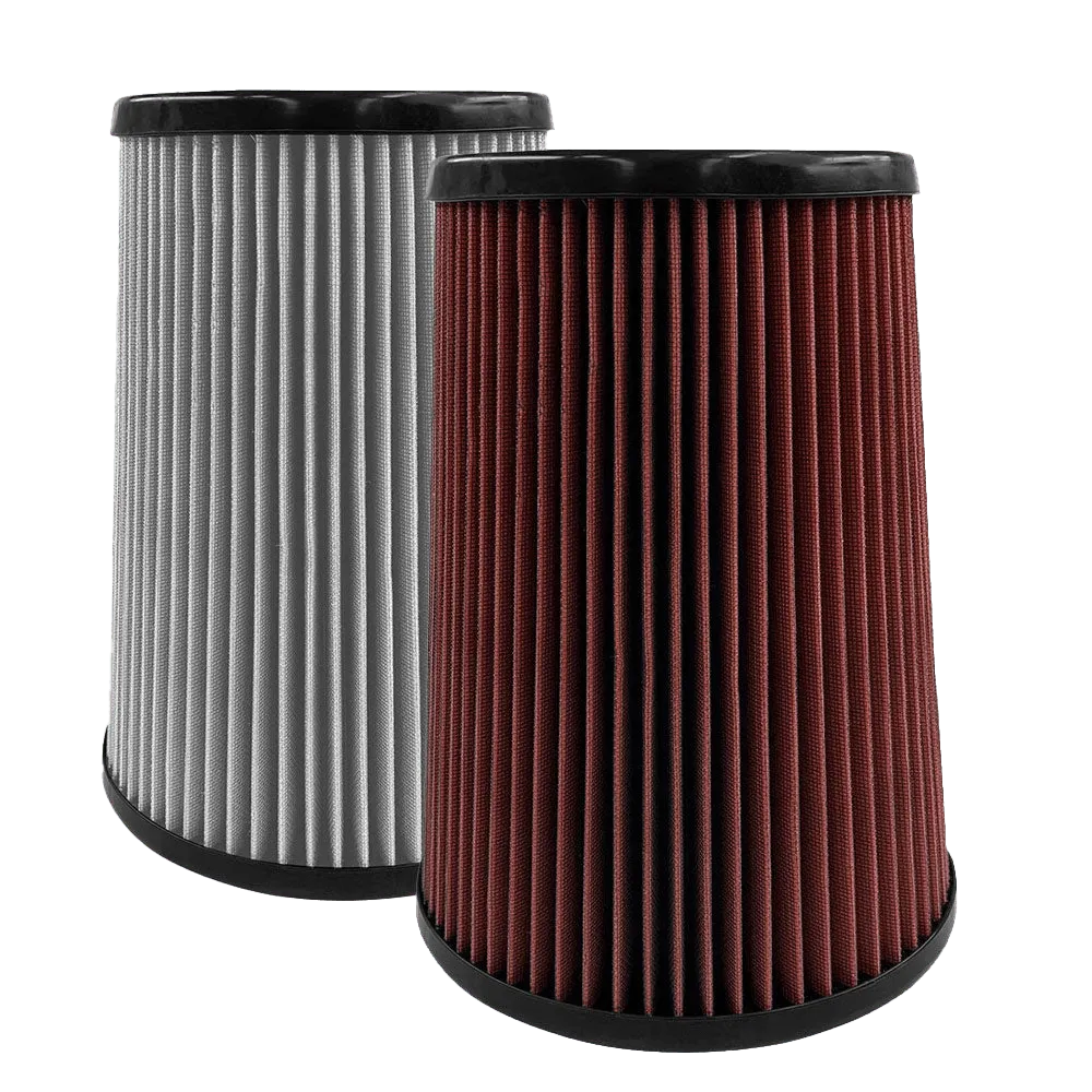 Air Filter Dry For Intake Kits 75-5124 Oiled Cotton Cleanable Red S B product image