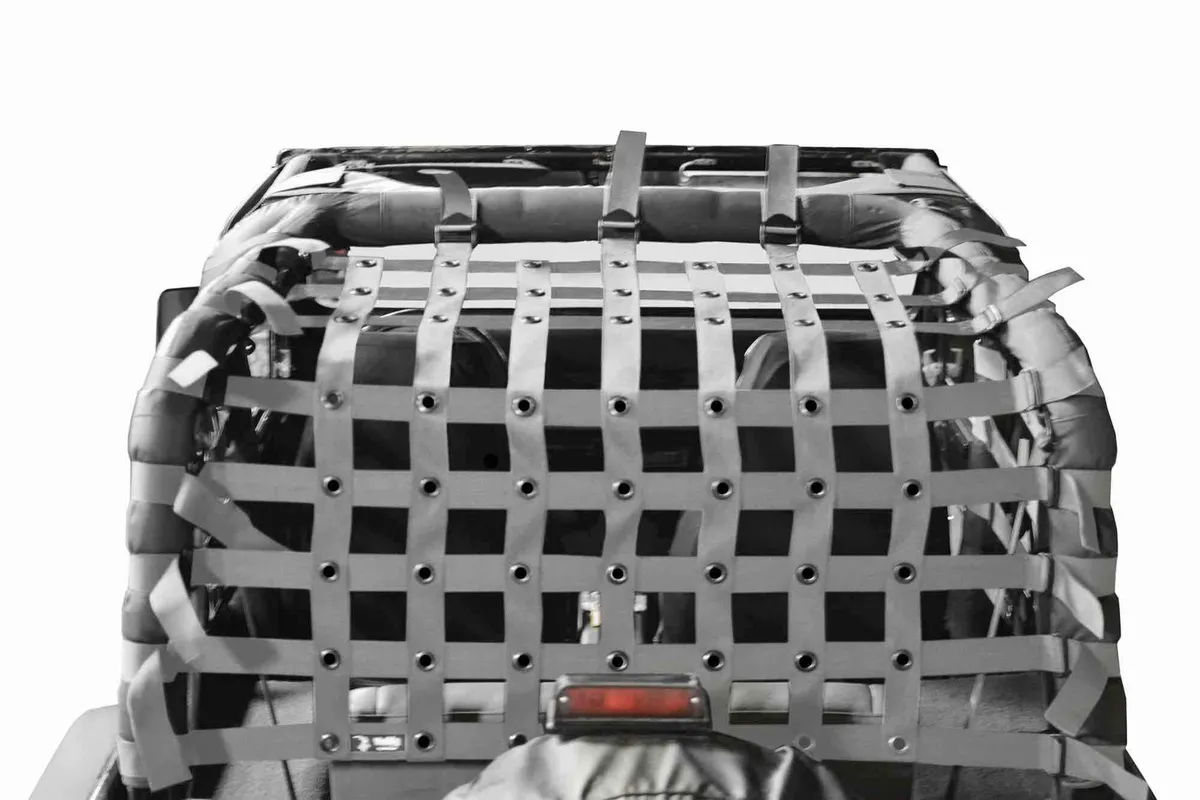 Steinjager Tops and Covers 1987-1995 Cargo Nets Gray