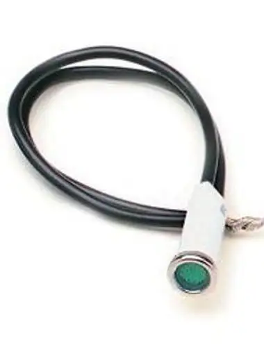 Painless Wiring LED Dash Indicator Light; 5/16 in.; Blue;