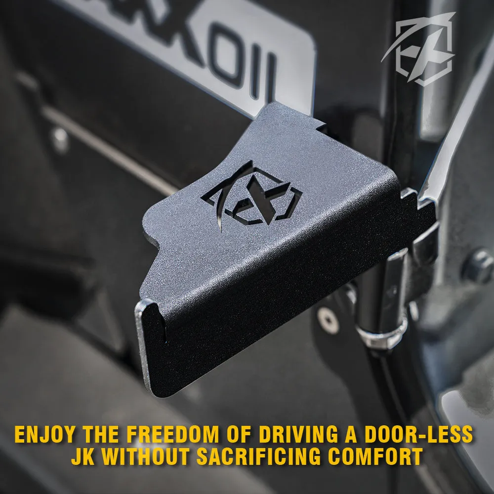Xprite Front Foot Pegs with Logo for 2007-2018 Jeep Wrangler JK product image