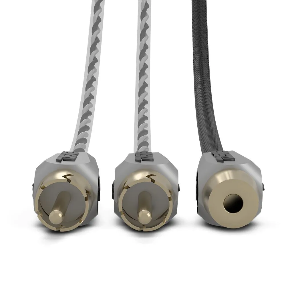 Level 3 Rca 100% Copper Ofc y Connector 1 Female to 2 Male - Black / Red Kit product image