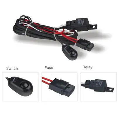 DV8 Offroad Wiring Harness WRelay And Switch DV8 Offroad