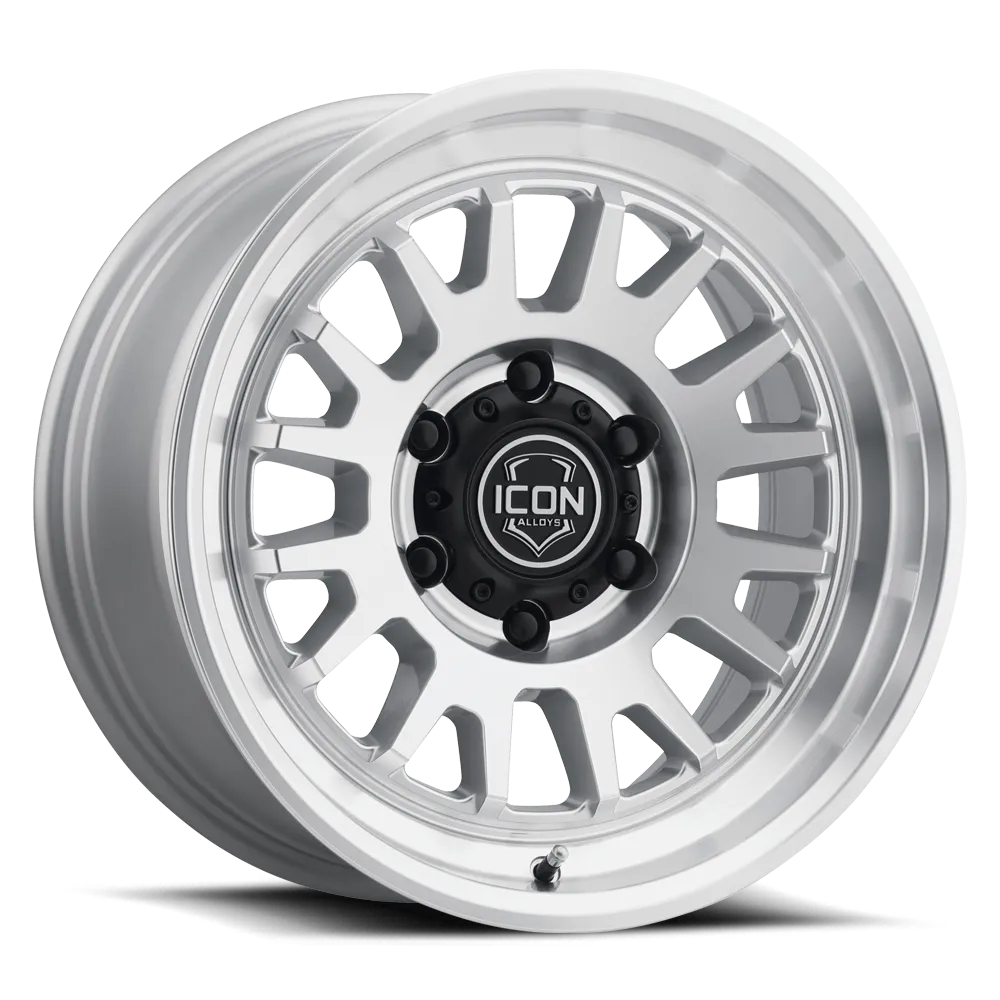 Icon Alloys Anza Silver Machined 17 x 8.5 / 5 x 5 / 6mm / 4.5in Backspace product image