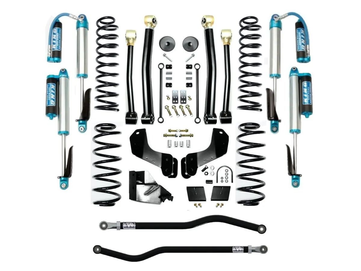 EVO Manufacturing 4.5in Enforcer Lift Kit, Stage 3 PLUS - No Shocks - JL product image