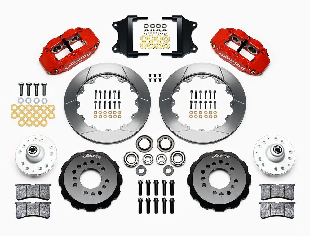 1955 - 1957 Chevrolet Forged Narrow Superlite 6R Big Brake Front Brake Kit (Hub) - 140-12307 product image