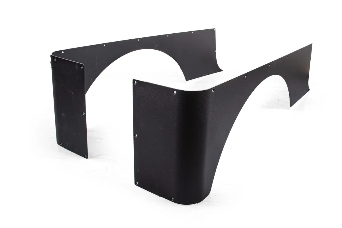 Jeep Wrangler Rear Corner Guards 5 Inch Stretch Black For 04-06 Jeep Wrangler TJ Unlimited CrawlTek product image