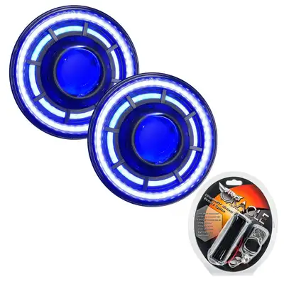 Oracle Lighting ORACLE Lighting Oculus™ 7" ColorSHIFT Bi-LED Projector Headlights for Jeep Wrangler JK