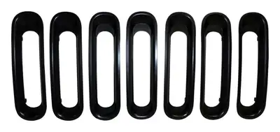 Crown Automotive Jeep Replacement RT Off-Road - Plastic Black Grille Insert Set
