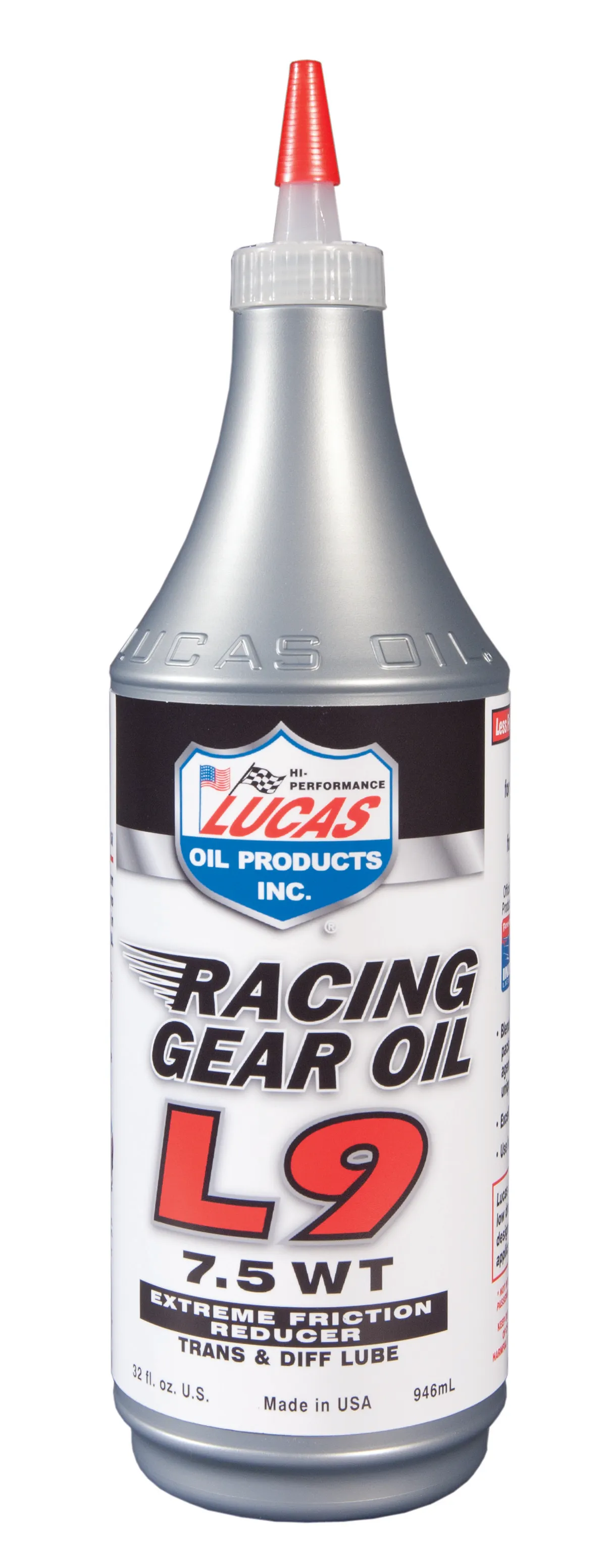 Synthetic l9 Racing Gear Oil 1 Quart Case of 12 product image
