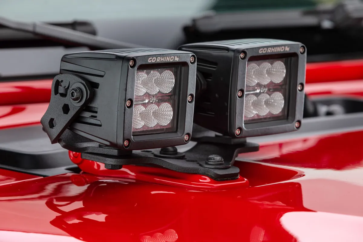 18c Wrangler Jl/Wrangler Jlutwo 3in Cubes Accessories Wrangler JL Light Mounts product image