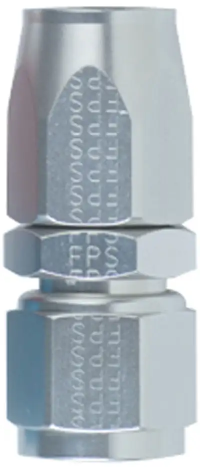 Fragola Performance Systems #12 Straight Power Flow Hose End - Clear