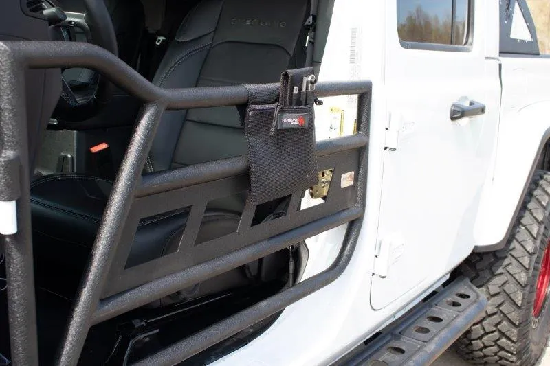 Tube Door Storage Bag For 18-Up Jeep Wrangler JL 2 Door Fishbone product image
