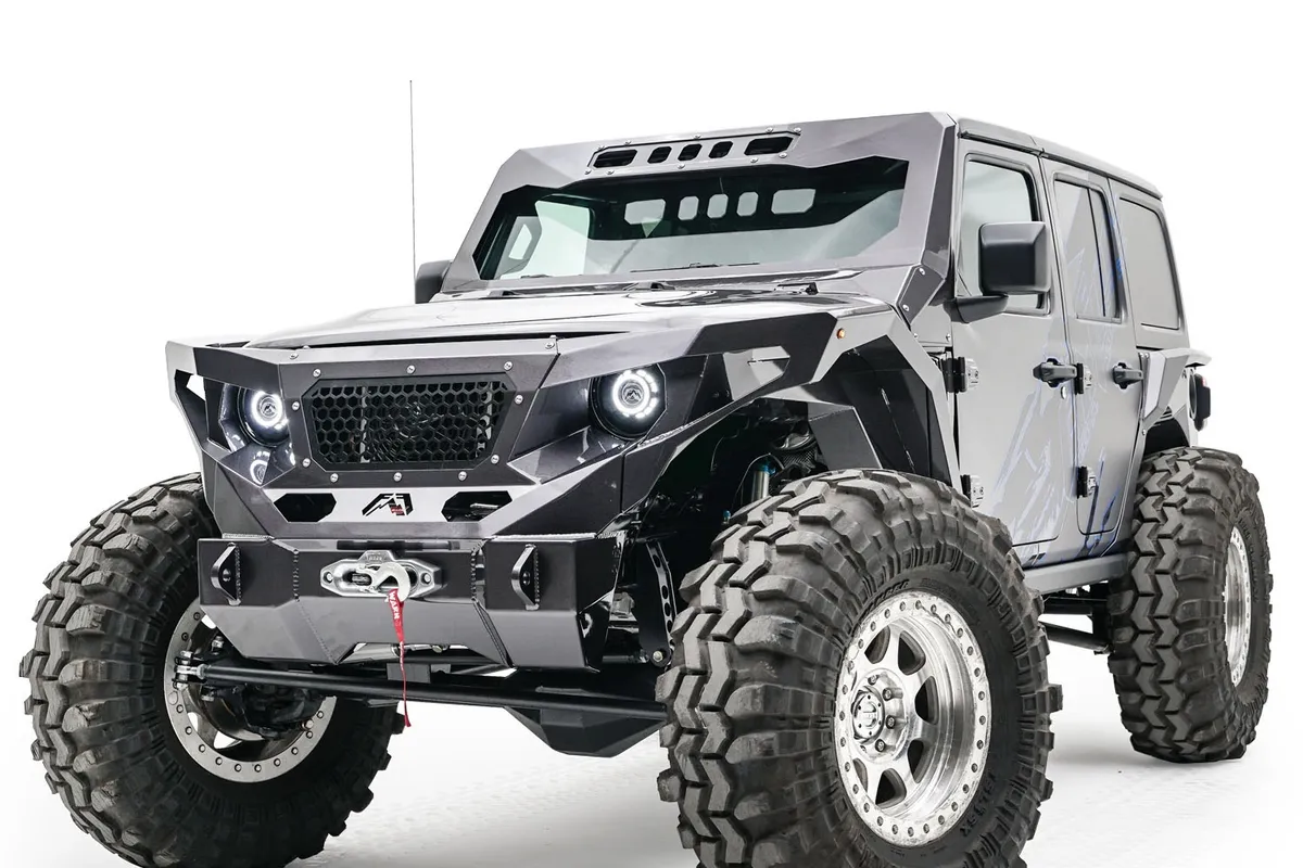 ViCowl; 11 Gauge Steel Construction; 2 Stage Matte Black Powder Coat w/Epoxy Primer; product image