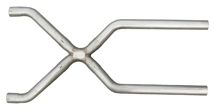 Exhaust X-Pipe Kit Intermediate Pipe 3.5 in Crossover Hardware Incl Natural 409 Stainless Steel Pypes Exhaust product image