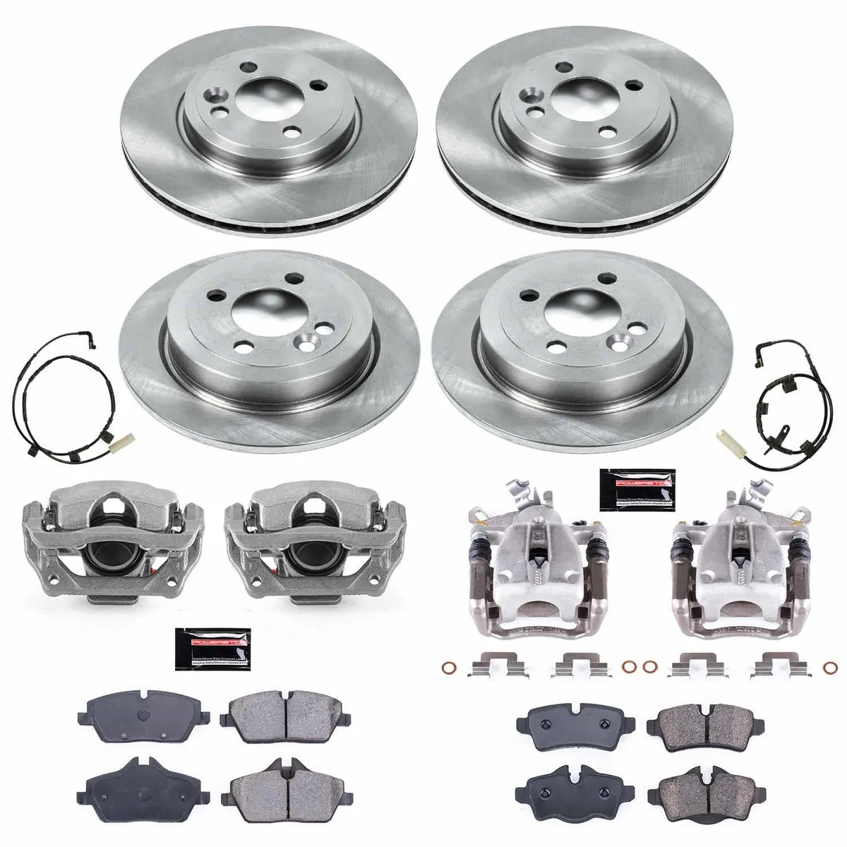 Z17 Direct Replacement Kit: Rotors; Ceramic Pads; Pad Sensors; Calipers product image