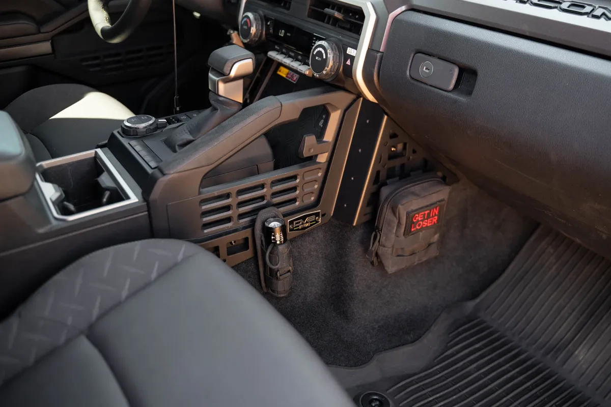 2024-2026 Toyota Tacoma & 4Runner | Center Console Molle Panels & Digital Device Mount product image