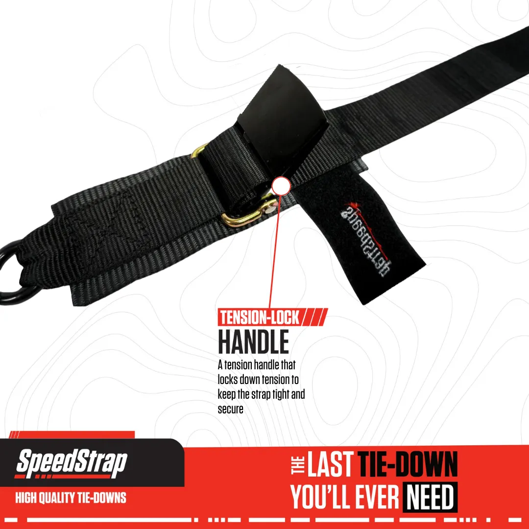 Speedstrap 2 x 4? Marine Transom Tie-Down Straps with Snap S-Hooks (2 Pack) 28600-DSH product image