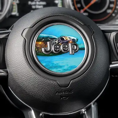 Under The Sun Inserts Turtle Steering Wheel Decal