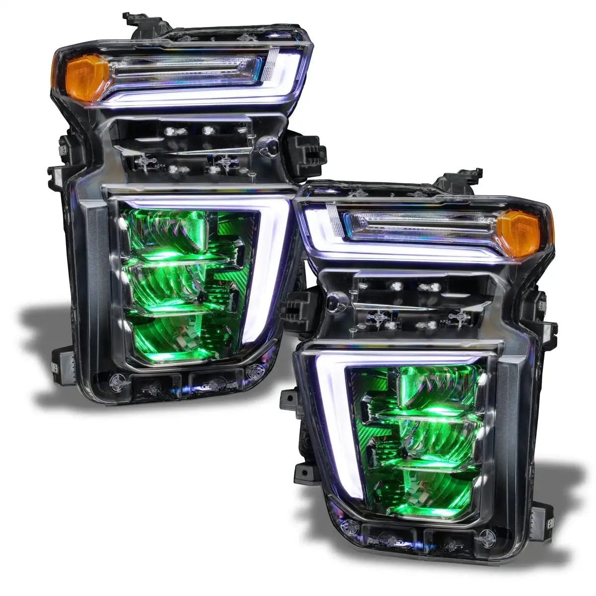 ORACLE Lighting 2020-2021 Chevrolet Silverado HD 2500 3500 ColorSHIFT RGB Headlight Demon Eye Kit product image