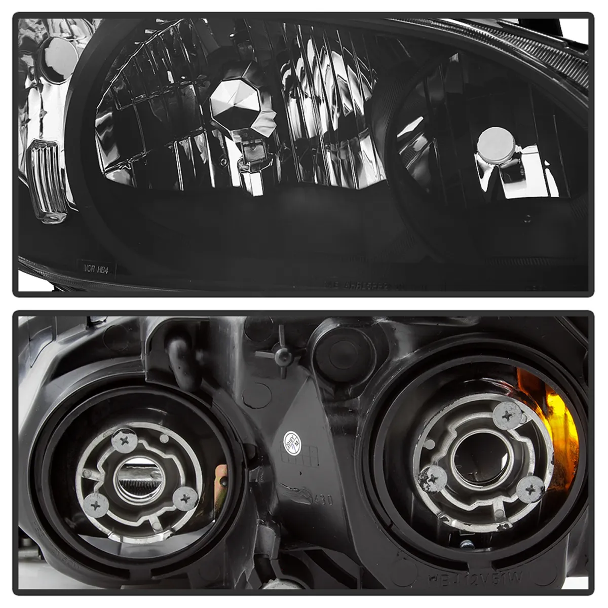 0405 Civic Coupe/Sedan (Ex Hatchback And si Models ) OEM Style Headlights Blac product image