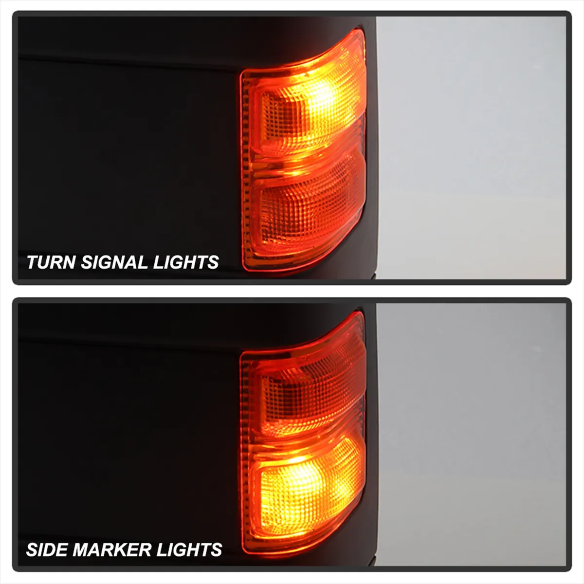 XTune Door Mirror Set; Left And Right; Manual Extendable; Power Heated/Adjustable; w/LED Signal; Amber; product image