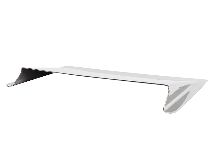 Jeep JK Hood Vent Air Scoop 07-18 Wrangler JK Polished Silver Kentrol product image