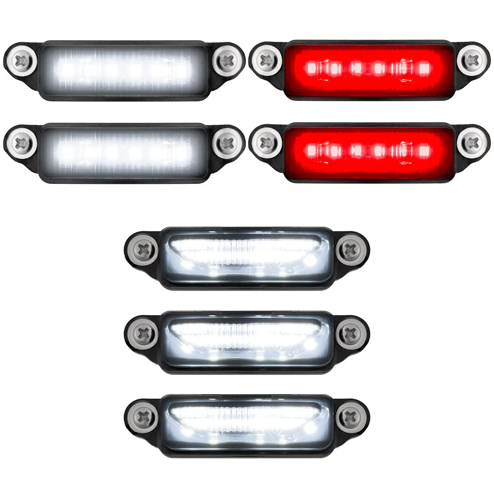 Dodge 21-25 RAM 1500 Trx 7-Pc Fender & Hood Light Kit Smoked Lens White or Amber LED Running Lights w/ Startup Light Sequence - Multiple Options product image