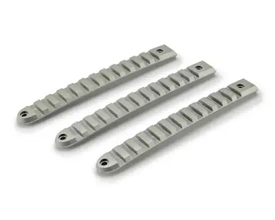 DV8 Offroad DV8 Offroad D-JP-190028-AL-3 Silver Rail Door Handle Insert; 3-Pieces