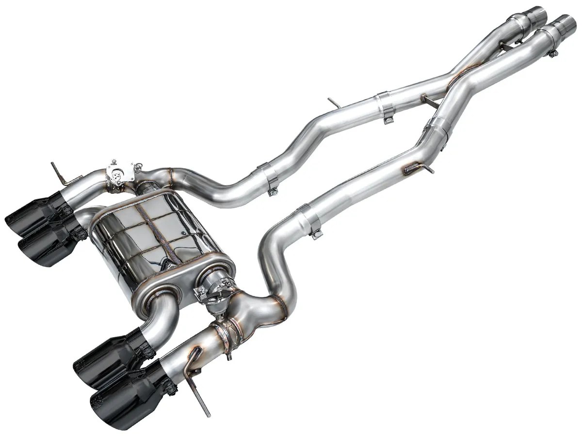 AWE SwitchPath™ Exhaust for BMW G87 M2 - Chrome Silver Tips product image
