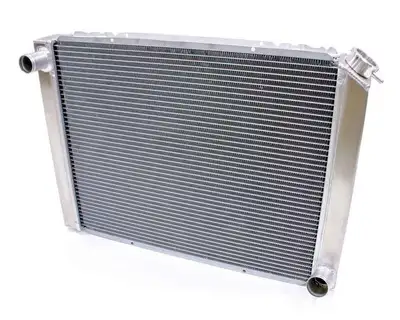 Be Cool Radiator for GM w/Dual 1 Inch Core 19.5 x 26.5 Inch Qualifier Natural Finish Be Cool Radiator