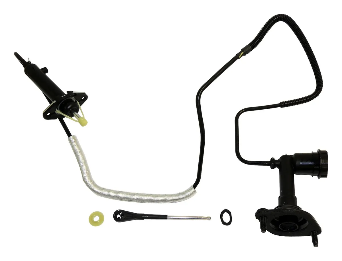 Clutch Hydraulic Assembly; Left Hand Drive; Incl. Clutch Master Cylinder/Slave Cylinder/Hose/Push Rod/O-Ring; product image
