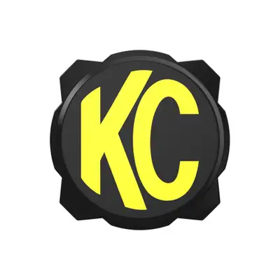 KC HiLiTES Pro6 Gravity LED 6in Black Yellow Plastic Light Cover(Sold Individually)