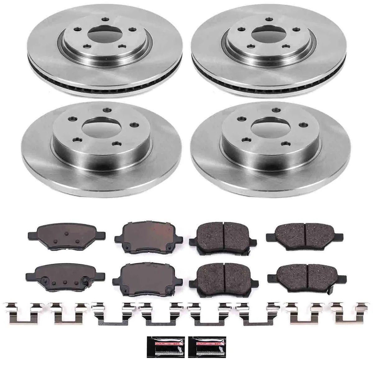 Autospecialty Brake Kit fr 2005-2008 Chevy Cobalt 2008-2010 Chevy Hhr 2004-2008 Chevy Malibu 2007 p product image