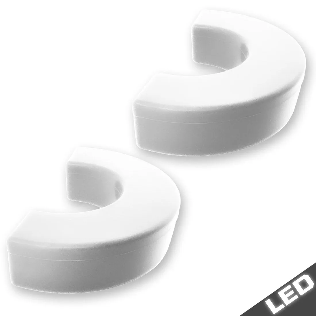Chevy 20-25 Silverado 1500 Tow Hook Covers 2-Piece Set of Silicone Covers Standard & LED Options - Multiple Colors product image