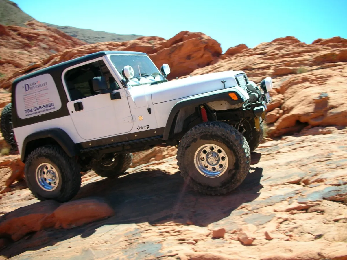 9495 Wrangler Rear 1310 cv Greaseable Driveshaft (Must Have a SYE Kit Installed) product image
