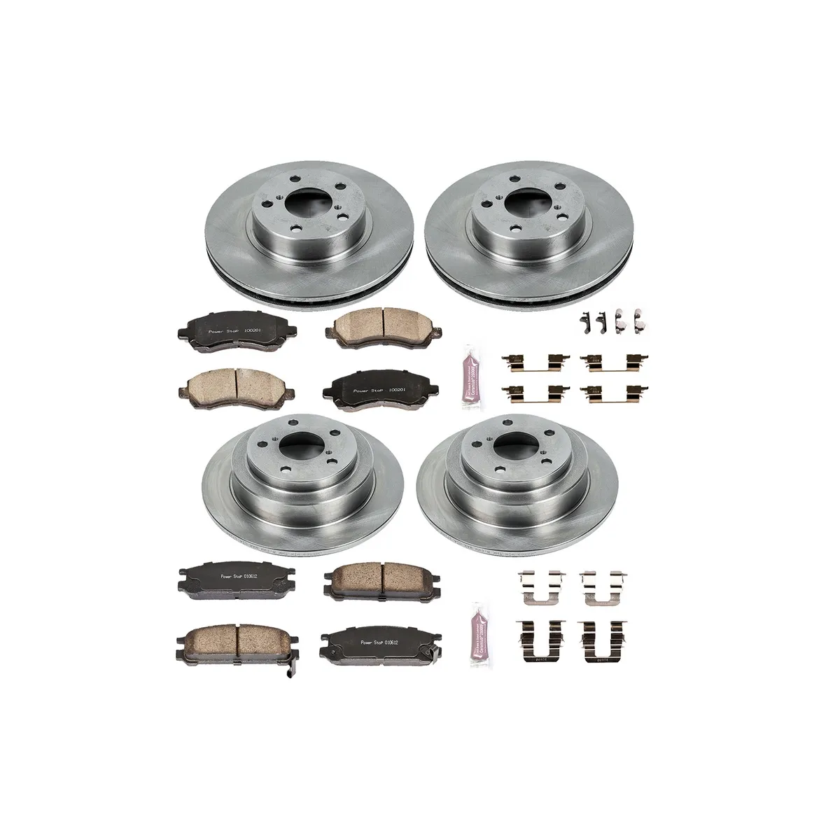 Z17 Direct Replacement Kit: Rotors; Ceramic Pads W/Hardware product image