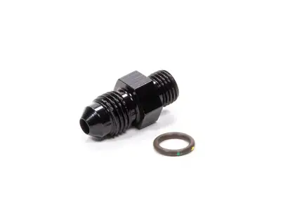 Fragola Performance Systems #4 x 3/8-24 (#3) Radius O-Ring Fitting Black