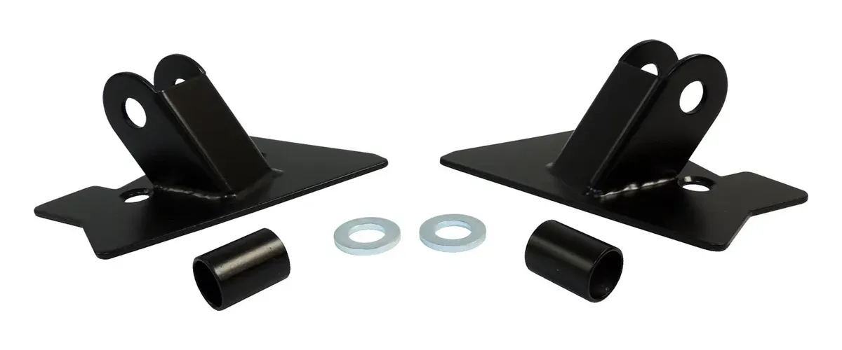 Crown Automotive Jeep Replacement RT Off-Road - Metal Black Mirror Relocation Bracket Set