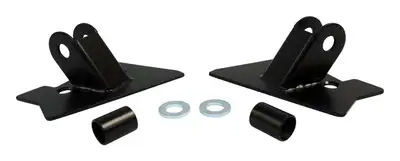 Crown Automotive Jeep Replacement RT Off-Road - Metal Black Mirror Relocation Bracket Set