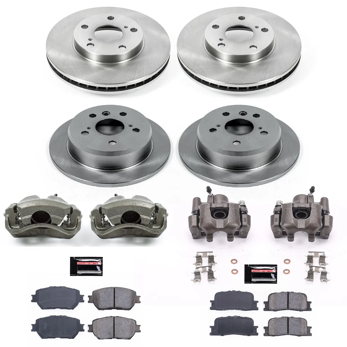 Z17 Direct Replacement Kit: Rotors; Ceramic Pads; Calipers product image