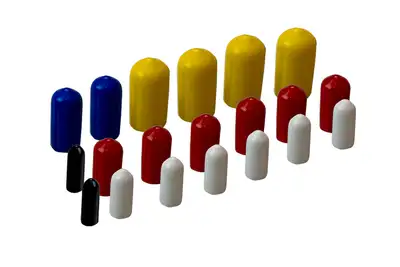 Moroso Vacuum Line Cap Kit Multicolors